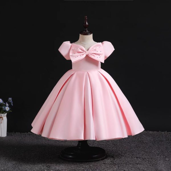 Pink Princess dress for girls ages 6-9-116 - Image 2