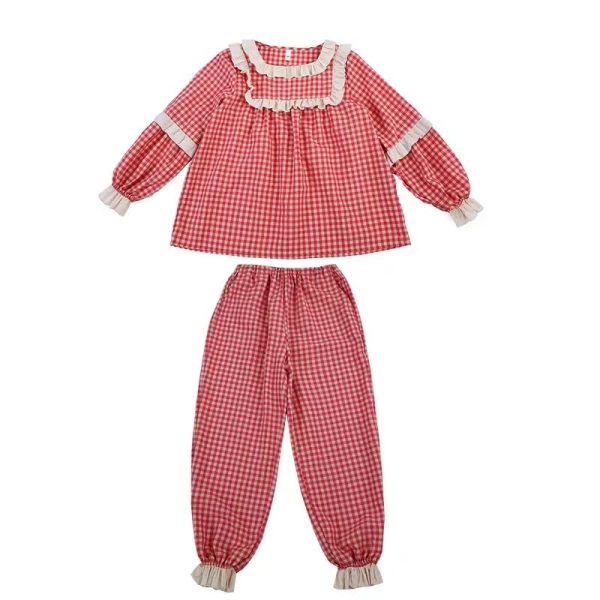 Home clothes for girls aged 4-7-118