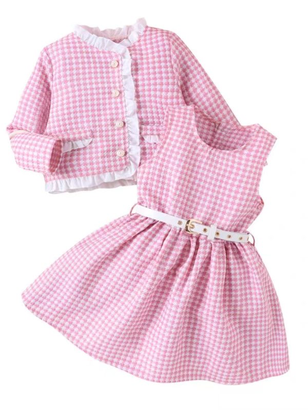 Girls 4-7 years old dress set-158 - Image 4