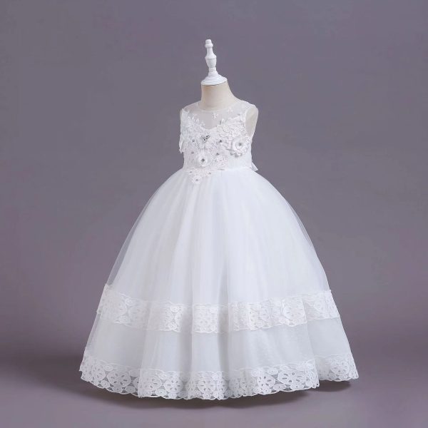 White dress dress for girls ages 6-9-162